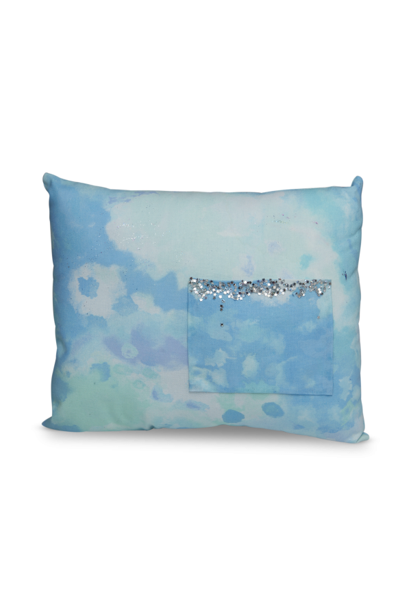 Paint the Clouds Pocket Wish Pillow-large