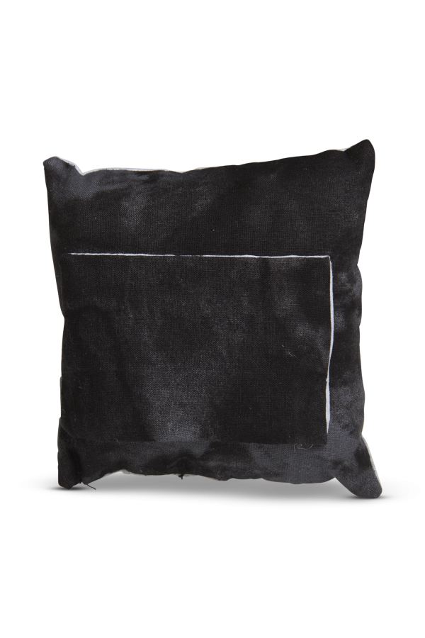 Yin/Yang, Black and White Pillow Pocket Wishes -Small